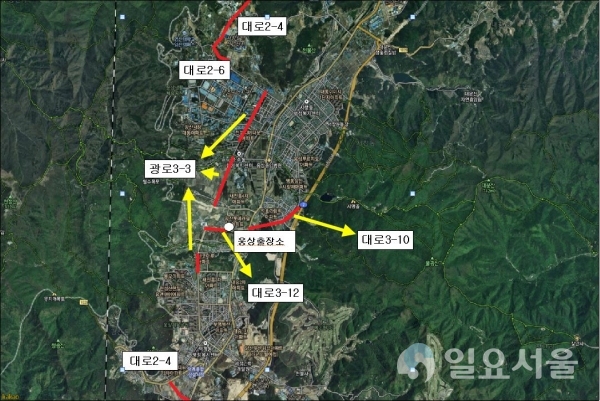 웅상지역 도시계획도로 © 양산시 제공