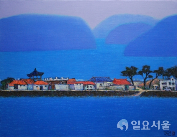 바다가 있는 풍경(캔버스에 유화, 72.7×50, 이선정)  © 사천시 제공