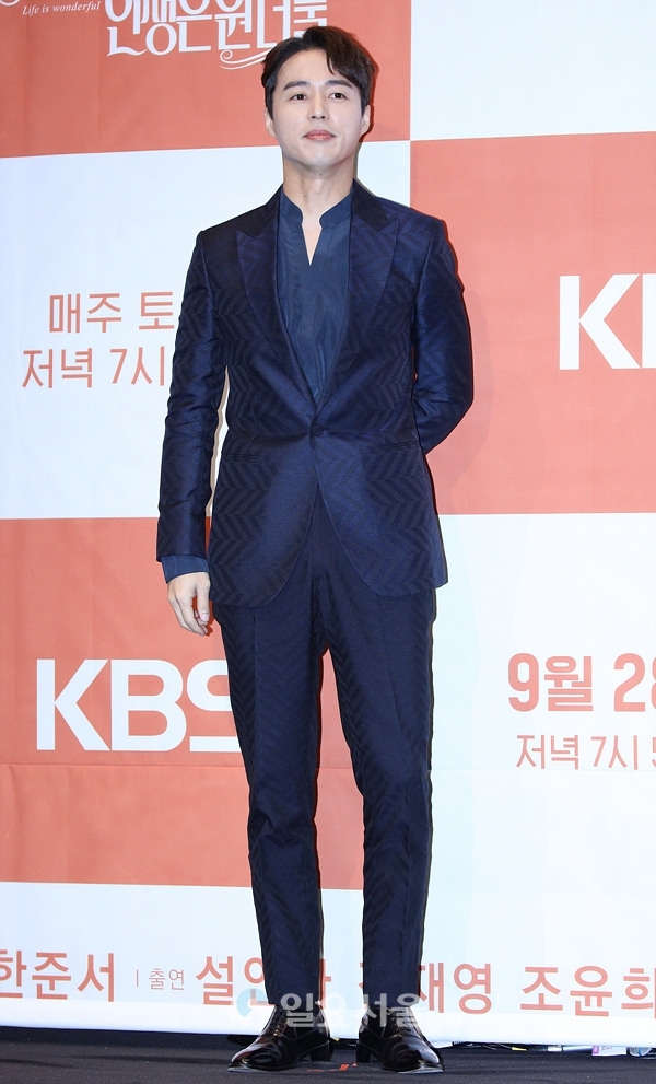 드라마 사랑은 뷰티풀 인생은 원더풀 제작발표회에 참석한 오민석