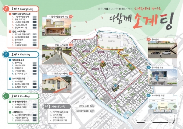 소계지구 도시재생 뉴딜사업 계획도 © 창원시 제공