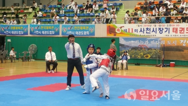 제11회 사천시장기 태권도대회  © 사천시 제공