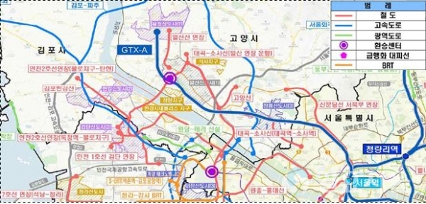 수도권(서부권) 광역교통구상(안)