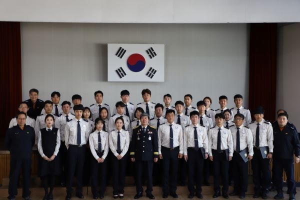 소방공무원 신규 및 전보 36명 임용식