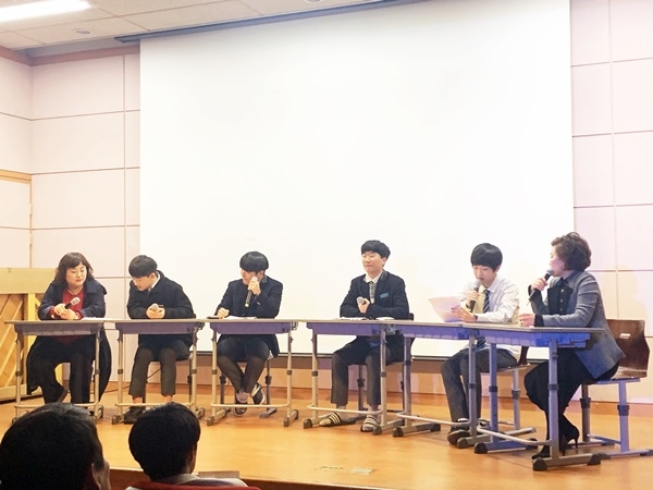 ▲광주 서석고 '문학의 밤'(사진제공=광주시교육청)