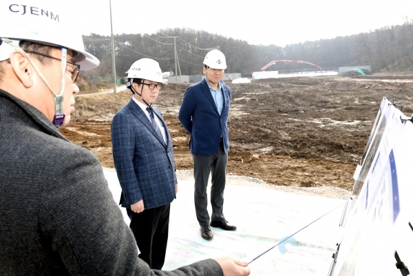 최종환 파주시장, '통일동산 CJ ENM 콘텐츠월드' 현장방문