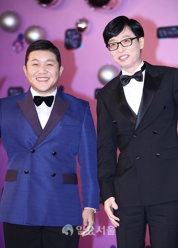 2019 KBS연예대상 참석한 조세호-유재석