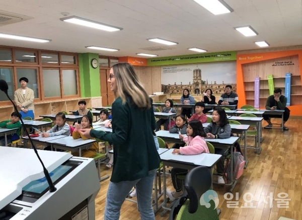 예하초등학교 방과후 수업 전경 @ 진주시 제공