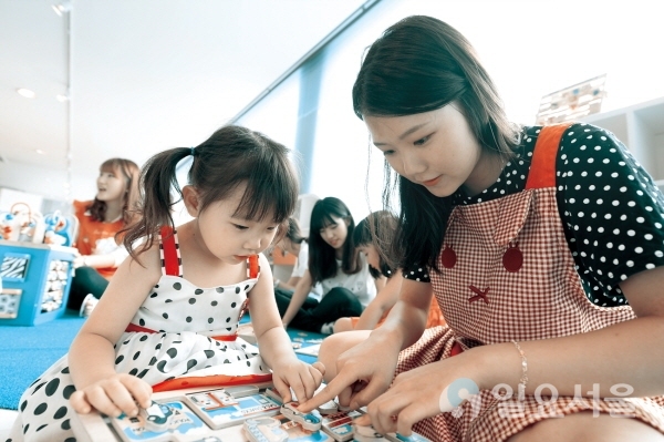 대구보건대학교 유아교육과 재학생들의 실습 장면. 사진제공=대구보건대