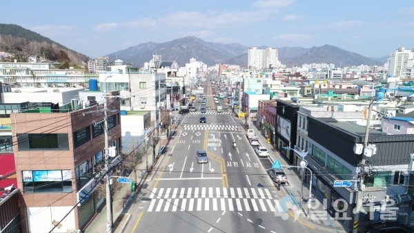 삼천포 중앙로 주차공간 확보 @ 사천시 제공