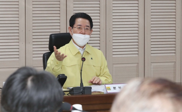 5일 전남도 전역 비상 상황을 예의주시하고 예방 위한 총력 대응을 지시했었다.