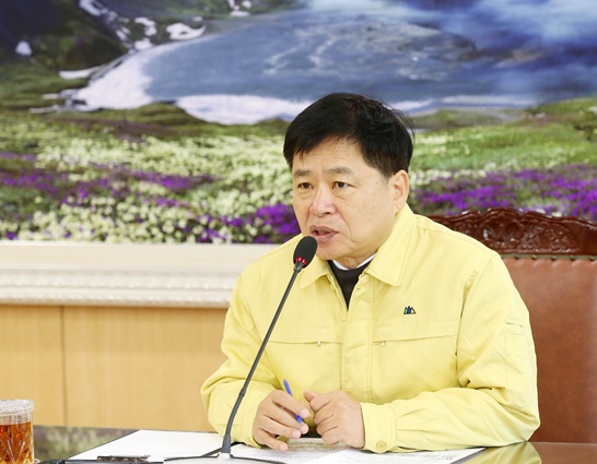 장석웅 전남교육감 신종 코로나바이러스 대책회의 주재