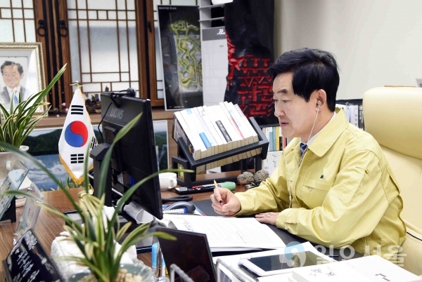 확대간부회의 전 직원 영상회의로 대체(안병용 의정부시장)