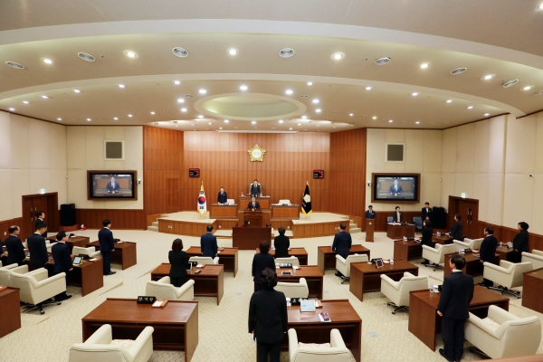 제294회 임시회 개회 사진