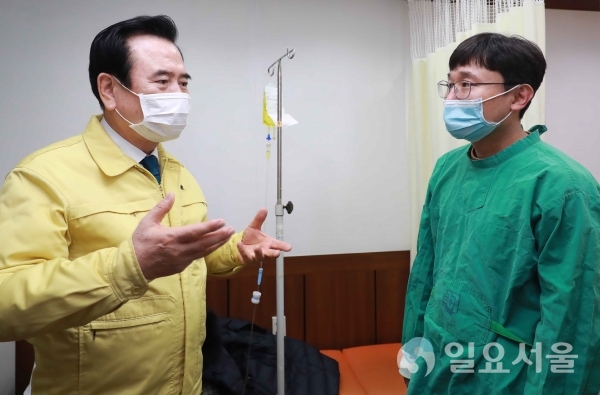 코로나19 관련 성심병원 방문 @ 함양군 제공