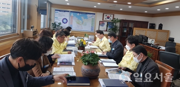 창원시는 지난 3일, 조영진 창원시 제1부시장 취임에 따른 부서별 주요업무 보고회를 개최했다. @ 창원시 제공