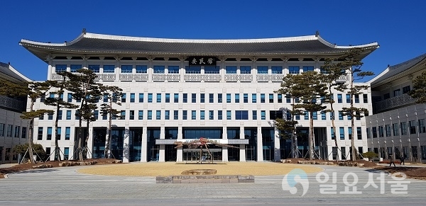 경북도청 전경.