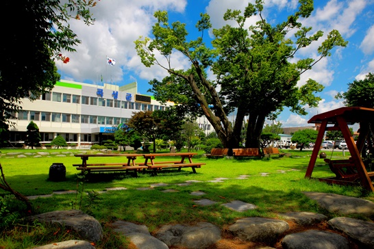 전남 곡성군청의 전경