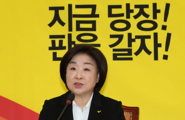 심상정 정의당 대표. [뉴시스]