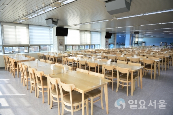 양주시 구내식당 가림막 설치