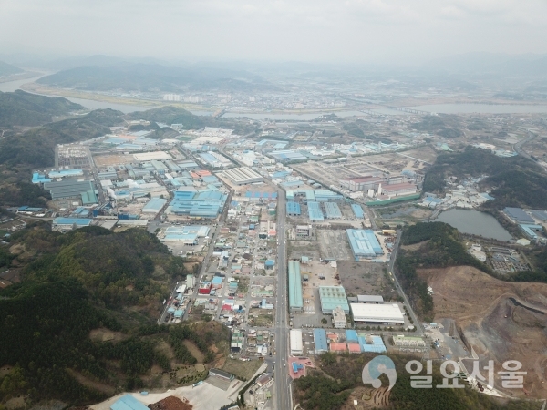 산업단지 기숙사 임차지원 공모선정(칠서산단 전경) @ 함안군 제공