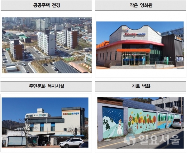 진도동외 공공주택 전경 및 주변지역 정비사례 @ 한국토지주택공사 제공