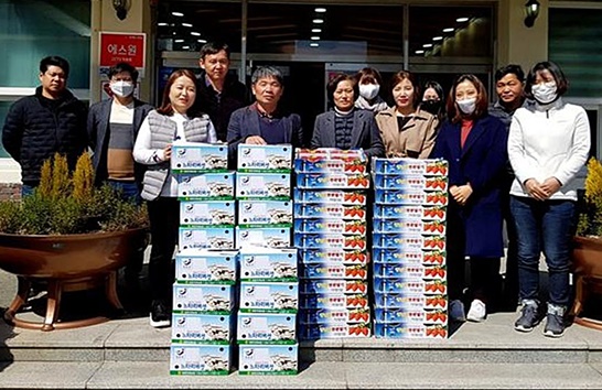 지역농산물사주기 운동이 전개되고 있는 장흥군