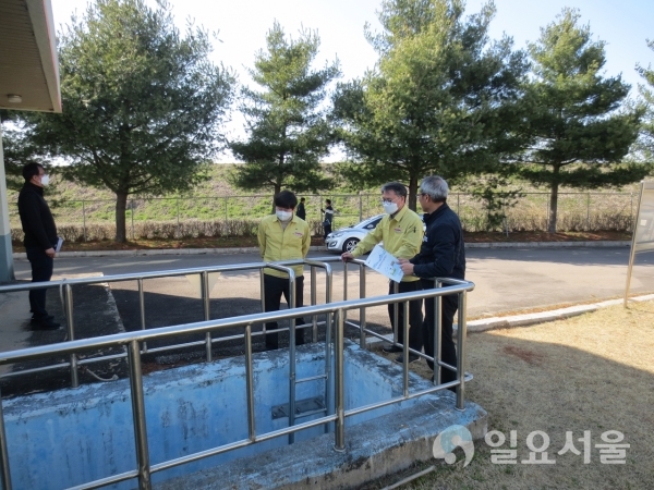 함안군상하수도사업소는 지난 18일부터 20일까지 주요 하수도 시설물에 대한 합동 안전점검을 실시했다. @ 함안군 제공