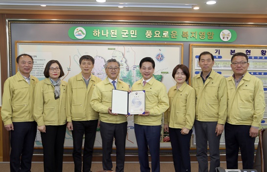 전남 영암군이 적극행정평가 최우수기관 선정됐다.