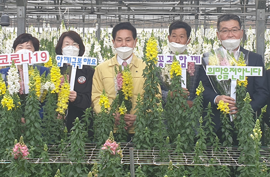 화훼농가 캠페인 참가