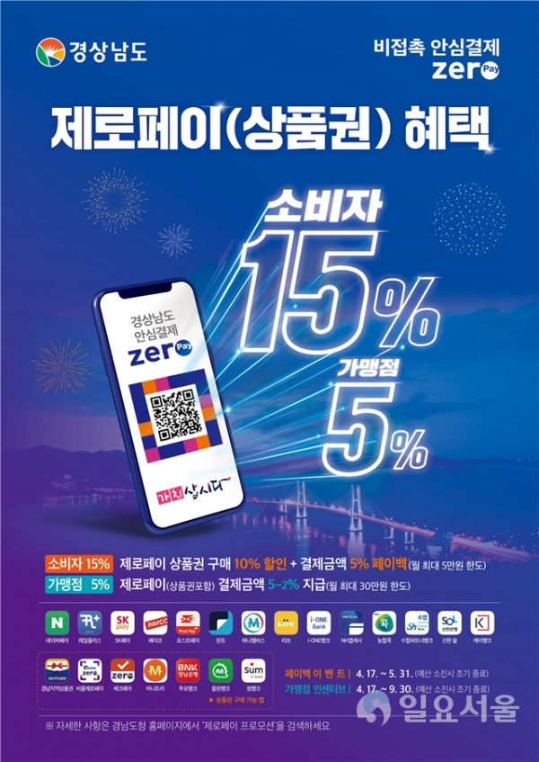 제로페이 프로모션 홍보 포스터 @ 경상남도 제공
