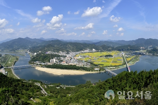 하동읍 전경 @ 하동군 제공