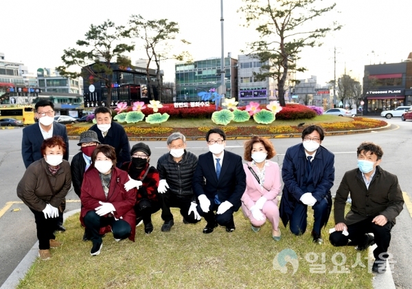 금촌 회전교차로 한지등 점등식
