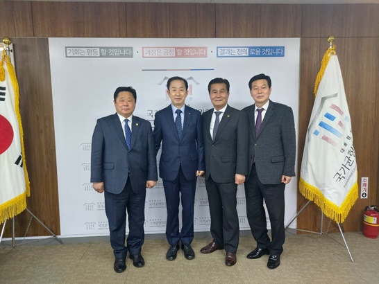 전남시군의회의장협의회 국가균형발전위원장 면담 현장 사진