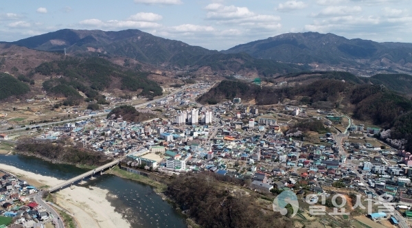 산청군 산청읍 전경
