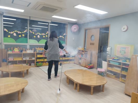 중구, 코로나19 상황종료 시까지 어린이집의 철저하고 지속적인 방역조치를 시행하고 있다