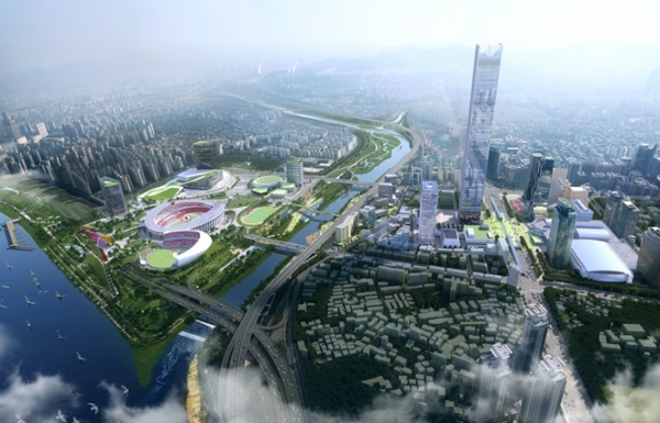 현대자동차그룹 글로벌비즈니스센터(Global Business Center·GBC) 조감도. [뉴시스]