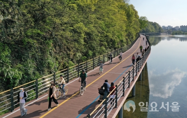 남강변의 수려한 경관을 품은 순환 트레킹코스 @ 진주시 제공