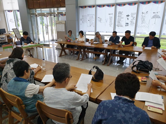 땅끝순례문학관 화요소설모임 사진
