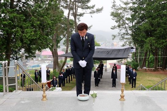 전남 보성군, ‘제65회 현충일 추념식’경건한 가운데 거행