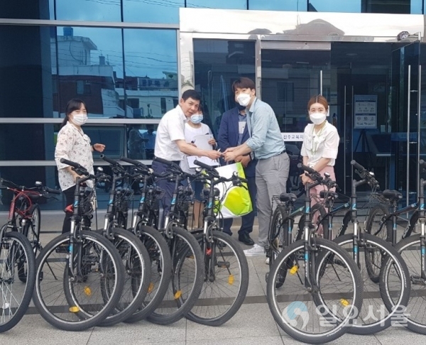 건강 자전거 나눔 행사