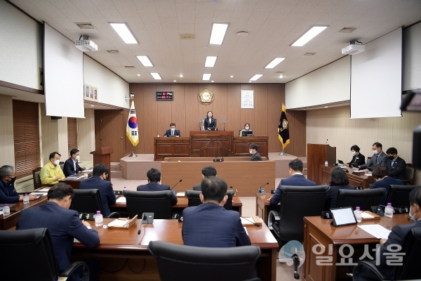 제201회 정례회 제2차 본회의 전경