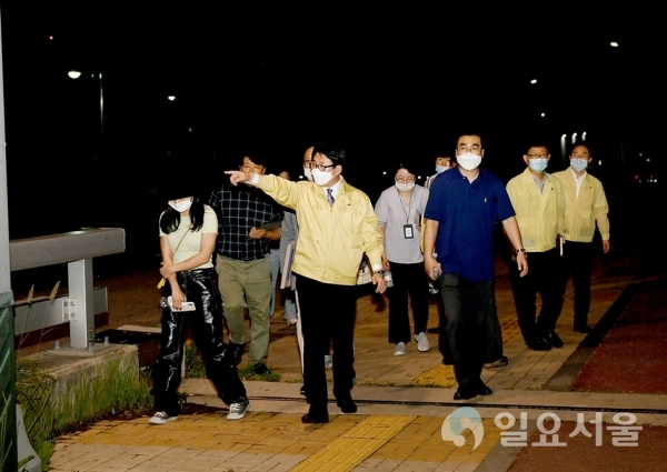 친수공간 조성 사업 현장방문