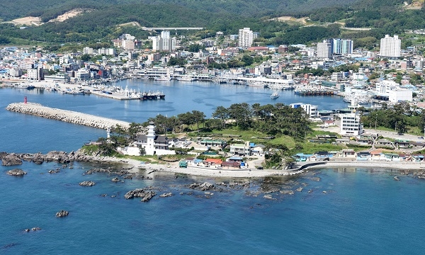감포오류공원-상단 임야가 공원예정지.