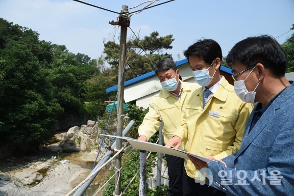 황범순 부시장 계곡 현장점검