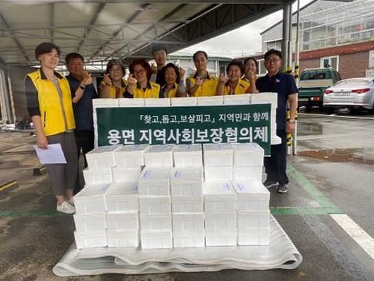 전남 담양 용면 지역사회보장협의체가 사랑의 김장을 담아 나눴다.