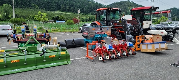 관내 주산작목 및 논타작물 일관기계화 장기임대사업 본격 추진