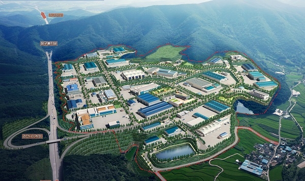 검단일반산업단지 조감도.