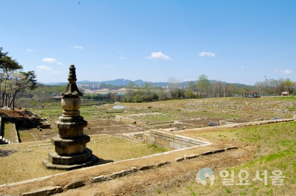회암사지 전경