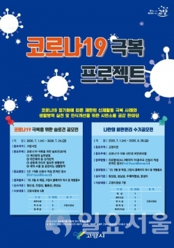 고양시 덕양구보건소, 코로나19 극복 프로젝트 공모전 개최