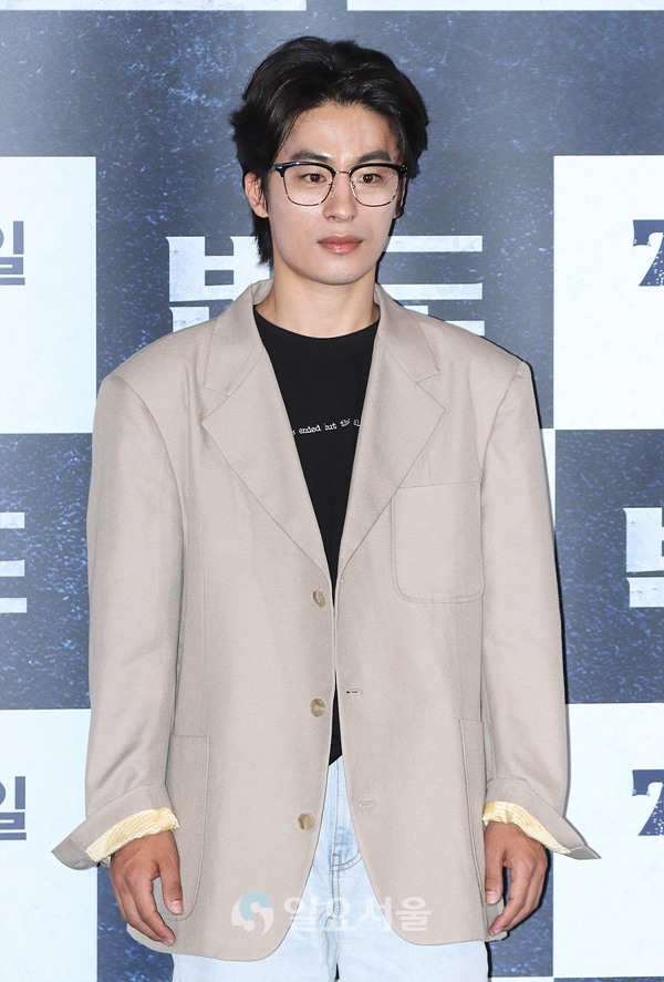 영화 반도 언론시사회에 참석한 구교환
